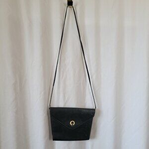 Rush Hour Retro Purse Vtg Chic Black Flap crossbody clutch Versatile 90s Classic